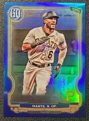 2020 Topps Gypsy Queen - Starling Marte #218 Chrome Blue Refractor /99 - Image 1 of 2
