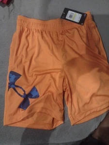 Pantalones cortos Under Armour YMD naranja nuevo con etiquetas - Imagen 1 de 3