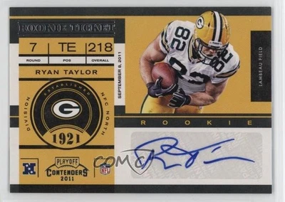 2011 Playoff Contenders Rookie Ticket Ryan Taylor #174 Rookie Auto RC - Image 1 of 2