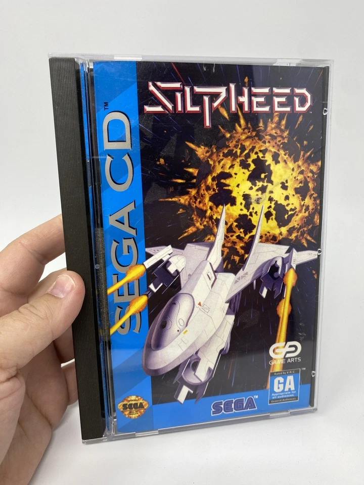 SILPHEED - CD Sega Genesis, completo en caja, probado/funcionando Foto 1 de 4