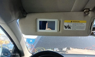 Driver Left Sun Visor Illuminated Fits 07-15 AUDI Q7 668251 Foto 1 de 4