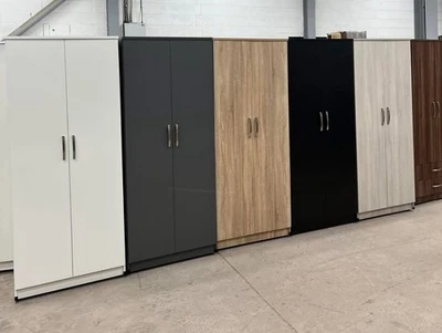 Brand New 2 Doors Cupboard/Wardrobe Only £130,  MANY Colours FULLY ASSEMBLED ❤️  - Image 1 of 4