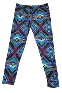 Leggings Climate azules y morados elásticos para mujer talla grande - Imagen 1 de 7