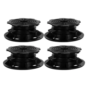  4 Pcs Ground Overhead Supporter Adjustable Deck Plastic Pedestal - Picture 1 of 12
