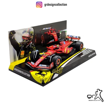 Charles Leclerc - Ferrari SF24 - F1 Winner Italian Monza GP 2024 / Burago / 1:43 - Immagine 1 di 4