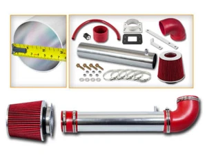 KIT ADMISIÓN AIRE RAM + FILTRO ROJO Para 88-95 Toyota Pickup 4Runner 2.4L L4 22RE - Imagen 1 de 1