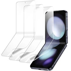 Pack de 3 protecteurs d'écran hydrogel TPU couverture complète pour Samsung Galaxy Z Flip 5 5G - Photo 1 sur 13