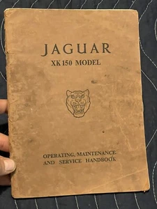 Jaguar XK150 OEM Original E/111/1 Manual del Propietario - Manual de Operaciones - Raro - Imagen 1 de 15