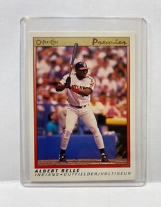 1991 O-Pee-Chee #8 Albert Belle Cleveland Indians Baseball Card