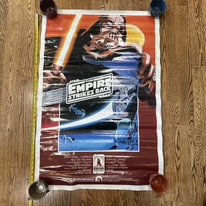 Póster de la película Star Wars: El Imperio Contraataca 1990 décimo aniversario 27x41 B - Imagen 1 de 15