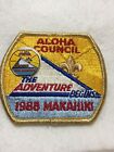 (b50) Boy Scouts-   1988 Makahiki - Aloha Council /  patch & pin