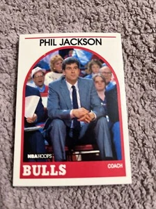1989-90 NBA Hoops Phil Jackson #266 Coach Chicago Bulls - Picture 1 of 1