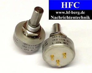 1 Stück Präzisions Potentiometer Poti 2 KOhm 2K 20% 1W VISHAY  (M7653) - Picture 1 of 8