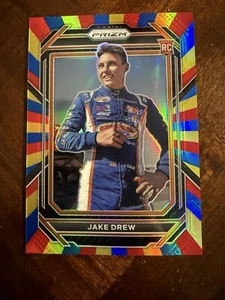 JAKE DREW - 2023 Panini Prizm NASCAR - Rainbow Prizm - Card 43 - S/N 14/24 RC - Picture 1 of 2