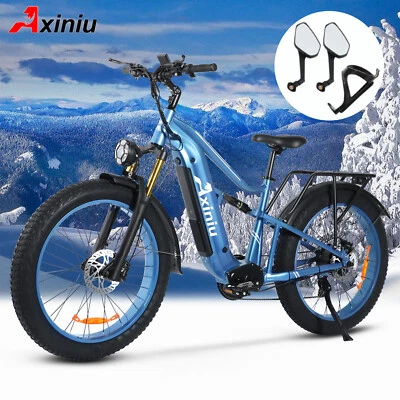 Bicicleta Eléctrica 26" 1800W Fat Tire Suspensión Completa Montaña Nieve Off Road Bicicleta Eléctrica Foto 1 de 4