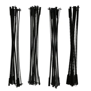 48pcs Scroll Saw Blade Set 5 Inch Pin End Scroll Saw Blades SK5 Carbon Steel♕+ - Picture 1 of 11