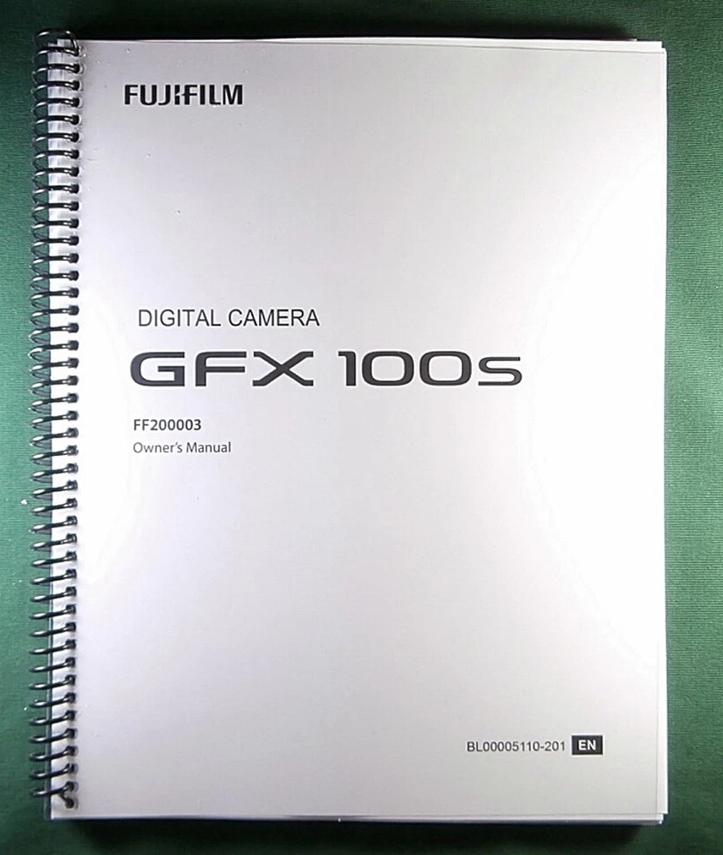 Fujifilm GFX 100s Instruction Manual: Full Color & Protective Covers! - Image 1 of 1