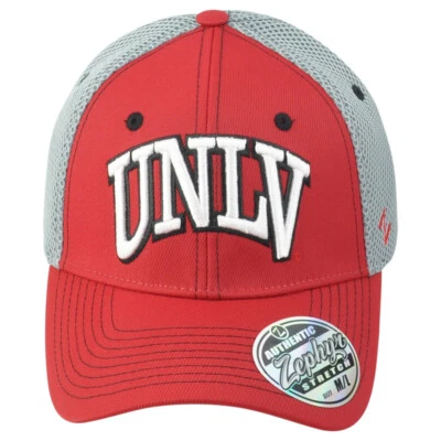 NCAA Zephyr UNLV Rebels Jersey Malla Ajustada Logo Curvo Bill Juvenil Niños Sombrero Gorra Foto 1 de 4