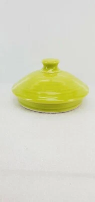 FIESTA large CANISTER CROCK lid ONLY lemongrass NEW - Image 1 of 4