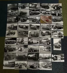 Lote de trabajo de 43 fotografías de autobús vintage - varias fotos de autobús **VER DISCO** - Imagen 1 de 17