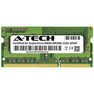 Micron 4GB PC3L-12800S Supermicro MEM-DR340L-CL01-SO16 Equivalent Memory RAM 1x - Picture 1 of 3
