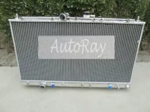Aluminum Radiator for Mitsubishi Galant VR4 EC5A EC5W 6A13TT 1996-2003 AT/MT - Picture 1 of 6