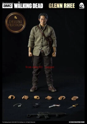 Threezero 3a Figzero Serie 1/6 The Walking Dead Glenn Rhee Versión Deluxe Acción Foto 1 de 4