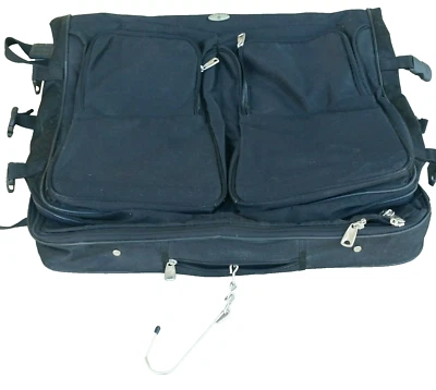 Maleta de viaje colgante Olympia equipaje plegable negra Foto 1 de 4