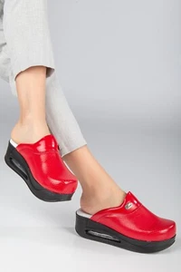 women orthopedic clogs,RED CLOGS,nursing shoes,medical clogs,hospital clogs - Picture 1 of 10