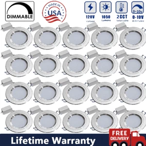 10-20PC 7W Dimmable Led Ceiling Light Downlights Spotlight 110V-240V US - Picture 1 of 10