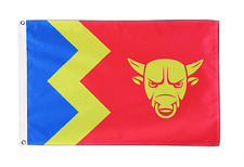 Birmingham City Flag with Eyelets - Handmade in the UK