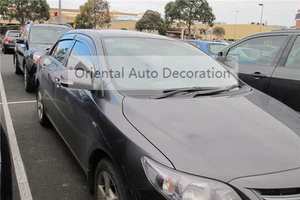 Weather Shields Weathershields & Door Scuff Plate for Toyota Corolla 2007-2012 - Picture 1 of 3