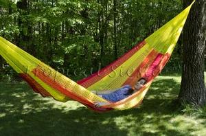 New Nylon Family Mexican Hammocks | Large Breezy Point® Mayan Hammock Handmade