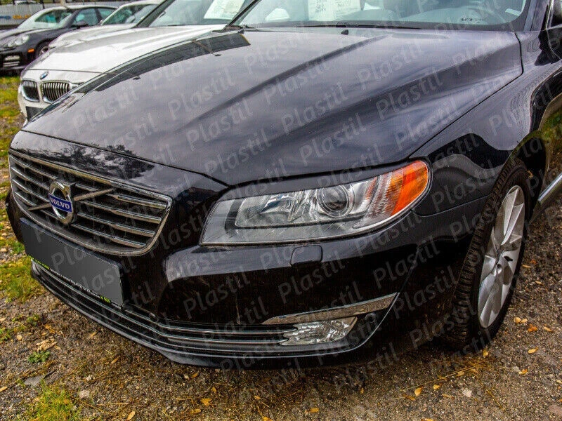 Eyebrows eyelids fits VOLVO V70 FaceLift S80 XC70 2008- 2016 Headlights ABS - Image 1 of 4