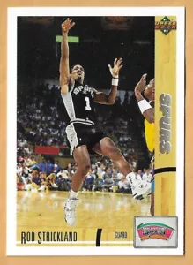 ROD STRICKLAND SAN ANTONIO SPURS #214 OBERDECK 1991-92 - Bild 1 von 2