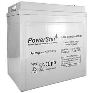 Powerstar Sealed For T-105 6 Volt Golf Cart Battery RV Marine Solar Deep Cycle - Picture 1 of 8