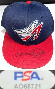 VLADIMIR GUERRERO SR SIGNED ANAHEIM LA ANGELS NEW ERA HAT W/PROOF PSA # AO68721 - Picture 1 of 4