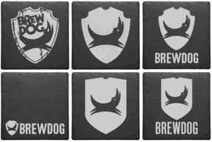 BREWDOG Tischuntersetzer Premium Schiefer Geschenk Geburtstag Jubiläum Weihnachten - Bild 1 von 14