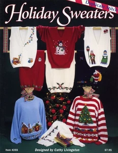 Just CrossStitch Item #0255 - Holiday Sweathers by Cathy Livingston - Picture 1 of 2