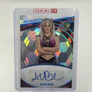 2023 Panini Revolution WWE Alexa Bliss Auto Cubic /49 SP Autograph Card Rara - Foto 1 di 2