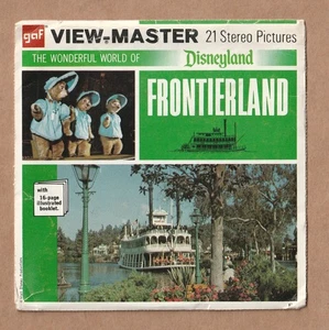 Complete set of vintage View-Master reels Disneyland Frontierland 1970s - Picture 1 of 2