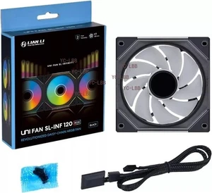 Lian Li UNI FAN SL-INF 120 Regular Blade Black Single Pack 120 mm - Afbeelding 1 van 1