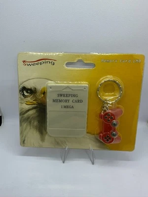 Memory Card Ps1 playstation 1 MB + keychain - Immagine 1 di 2