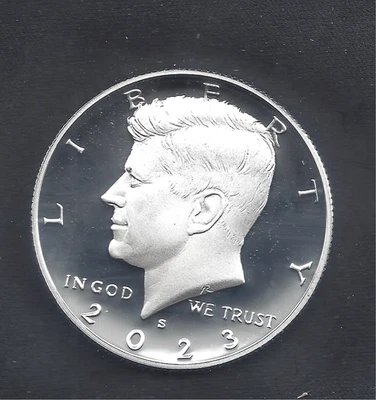 2023-S SILVER PROOF KENNEDY HALF - .999 SILVER - Image 1 of 2