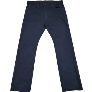 Levi's 513 Slim Straight Black Jeans Size 36/32 Men's - Picture 1 of 10