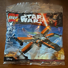 LEGO Star Wars 30278 Poe's X-Wing Fighter Force Awakens 64 pcs Polybag Ages 6-12