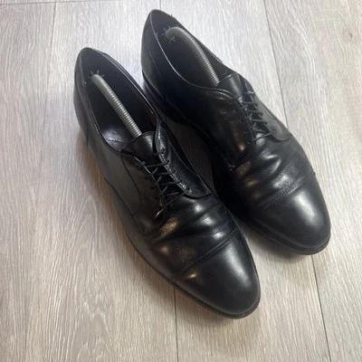 Zapatos de vestir Allen Edmonds Margate Oxford de cuero con puntera negros para hombre talla 11 D Foto 1 de 4