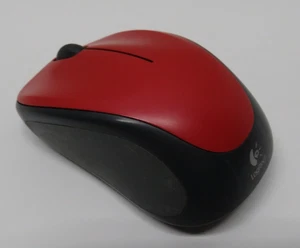 Logitech M315 Wireless Mouse w/ USB Receiver RED Tested Working - Picture 1 of 3