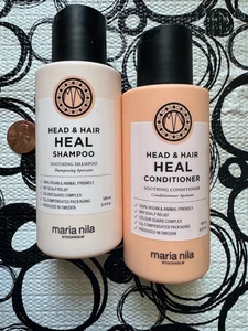 HEAD & HAIR by Maria Nila HEAL SHAMPOO & CONDITIONER Duo * 3.4 oz Each * SEALED - Picture 1 of 1