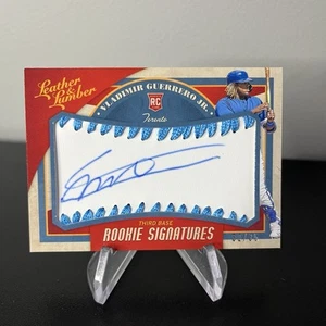 2019 Vladimir Guerrero Jr. Leather And Lumber Rookie On Card Auto #/35 No.137 - Picture 1 of 2